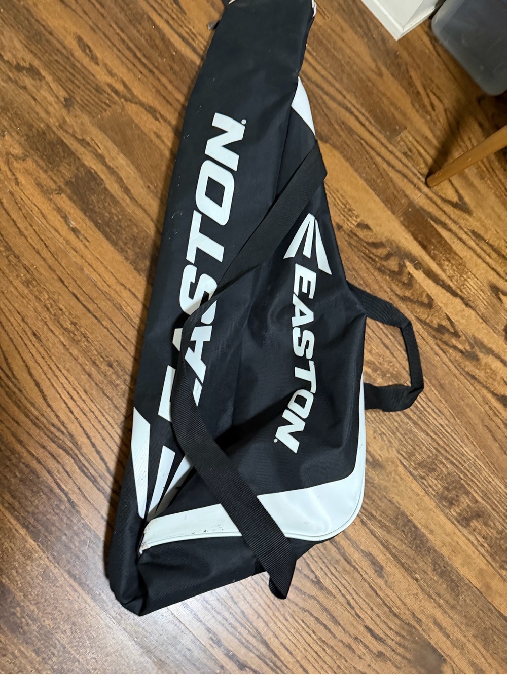 Easton Black and White Duffel-Style Baseball Bat Bag